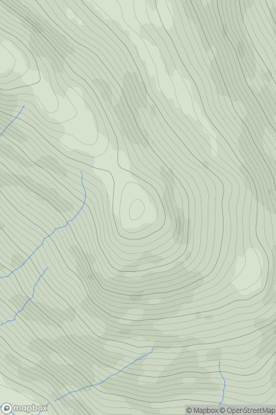Thumbnail image for A' Chruach [Loch Fyne to Bute and the Firth of Clyde] [NS131865] showing contour plot for surrounding peak